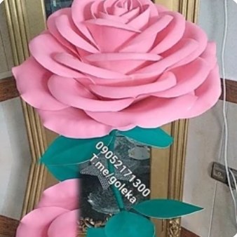 گل تک شاخه فومی بلند؛ گل فومی و پایه‌دار