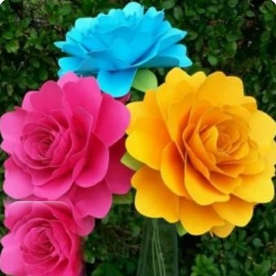 گل شاخه ای کاغذی - گل کاغذی گلکا