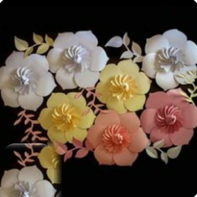 گل دکوراتیو کاغذی - گل کاغذی گلکا