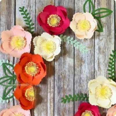 گل کاغذی مقوایی - گل کاغذی گلکا