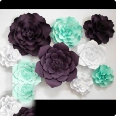 گل مقوایی کاغذی در رنگهای مختلف - گل کاغذی گلکا