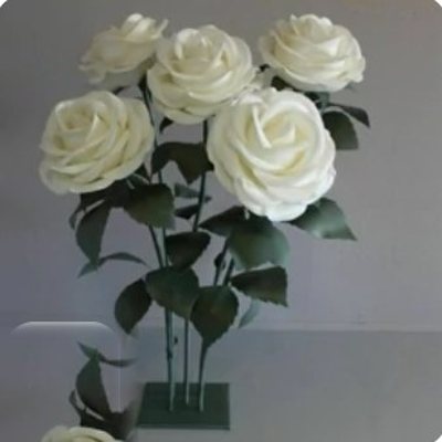شاخه گل فومی پنج شاخه ای - گل فومی پایه‌دار گلکا
