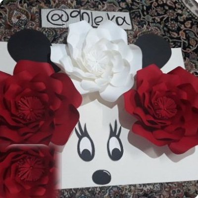 تم میکی موس گل کاغذی - گل کاغذی گلکا