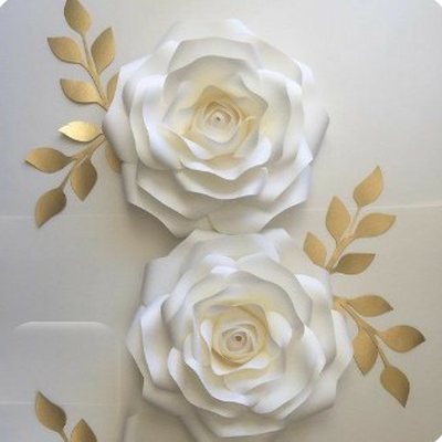 گل مقوایی رز - گل کاغذی گلکا