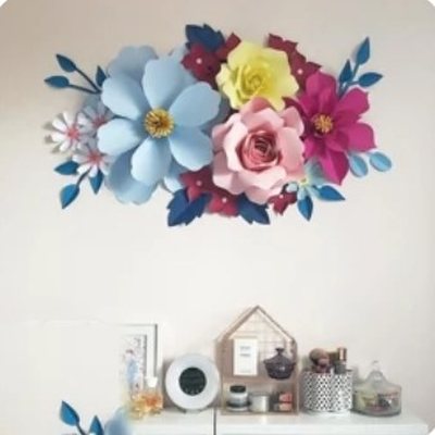 گل کاغذی مقوایی طرح جدید - گل کاغذی گلکا