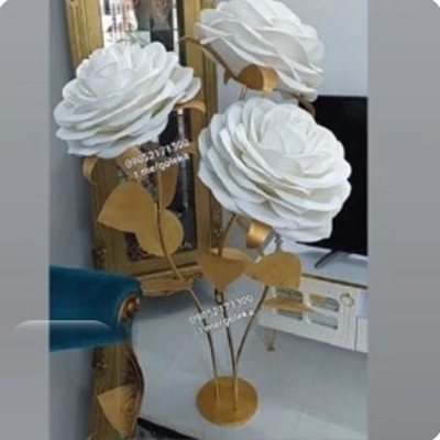 گل پایه دار فومی سه شاخه بزرگ - گل فومی پایه‌دار گلکا