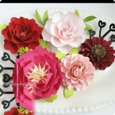 گل کاغذی مقوایی دیواری - گل کاغذی گلکا