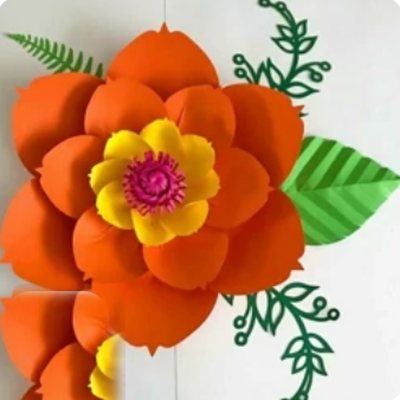 گل تزئینی کاغذی - گل کاغذی گلکا