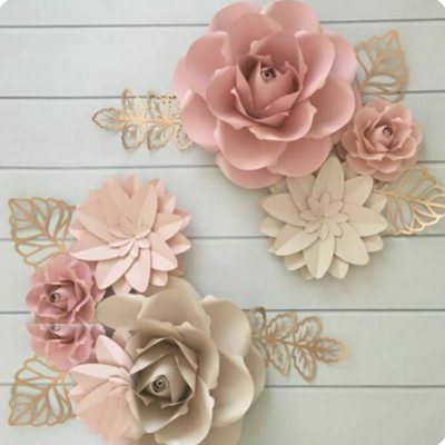 گل مقوایی تزئینی - گل کاغذی گلکا