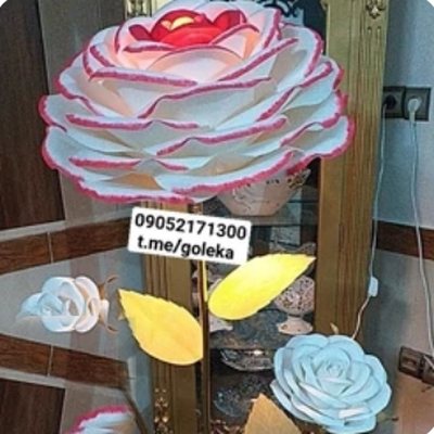 گل سه شاخه غنچه دار اباژوری غول پیکر پایه دار - گل فومی پایه‌دار گلکا