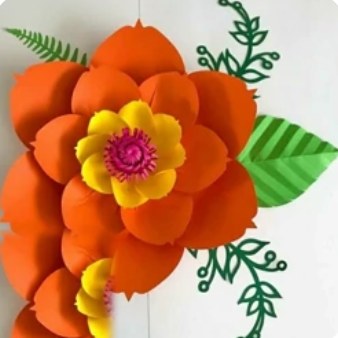 گل تزئینی کاغذی؛ گل کاغذی