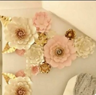 گل تزئینی کاغذی مقوایی؛ گل کاغذی
